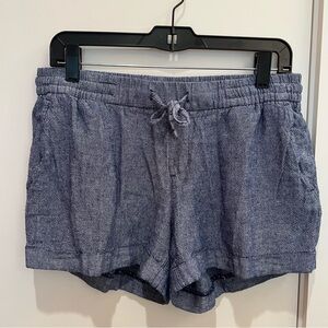 Old Navy chambray linen blend shorts